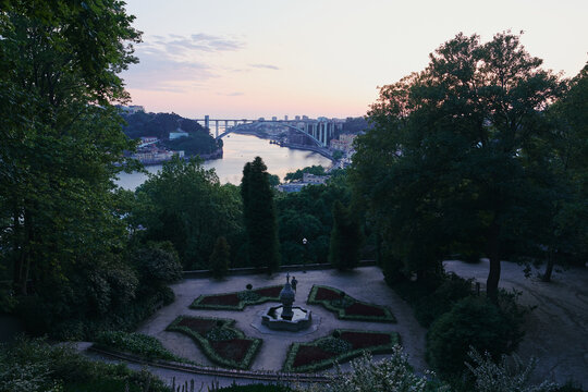 Vue du parc du Palais de Cristal