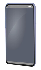 Grey smart phone. vector illustration