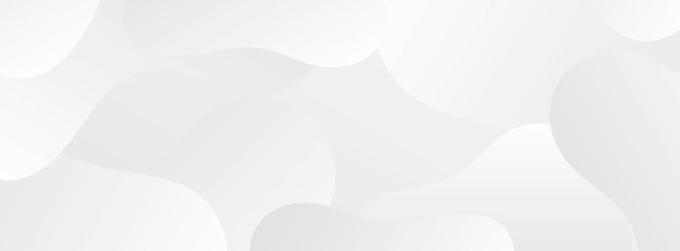 Abstract white background with liquid shape. Template design with minimalist style.