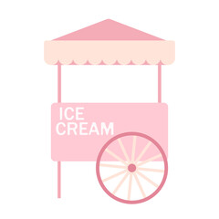 Ice cream on wheels pink 