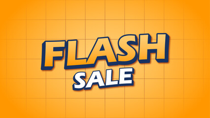Text Effect Yellow Flash Sale