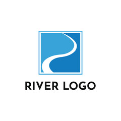 River creek logo design idea
