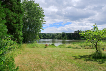 A view of the River Eden in the Kent countryside