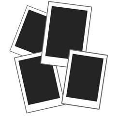 Polaroid white frame photo