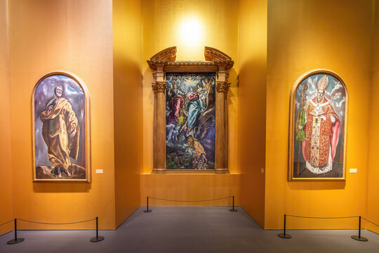 The Immaculate Conception of El Greco at Santa Cruz Museum Interior - Toledo, Spain
