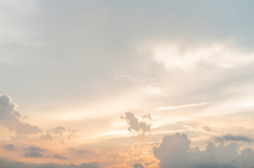 Obraz na płótnie Canvas clouds and sun