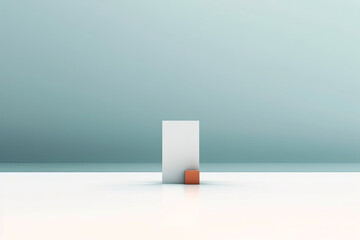 clean and minimalistic background with a single, centered line, representing simplicity and balance