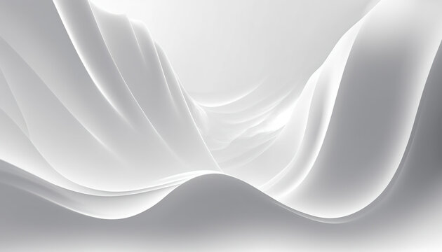 Abstract form material light background. 3D render