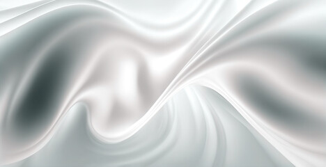 Abstract form material light background. 3D render