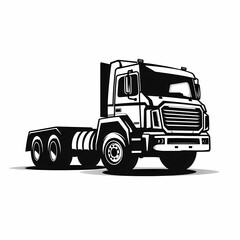 Truck Logo Illustration Design