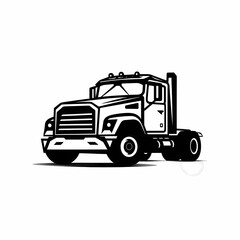 Fototapeta na wymiar Truck Logo Illustration Design