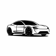 Fototapeta premium Modern Car Logo Illustration Design