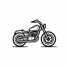 Motorcycle Logo Illustration Design