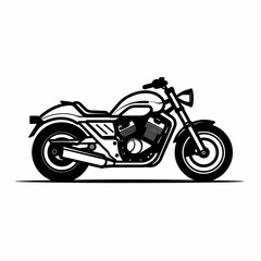 Obraz na płótnie Canvas Motorcycle Logo Illustration Design