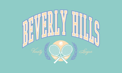 Vector artwork for t-shirts and sweatshirts in varsity vintage style.