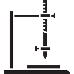Buret Chemical Experiment. Laboratory
