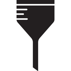 Chemical filter icon, simple style