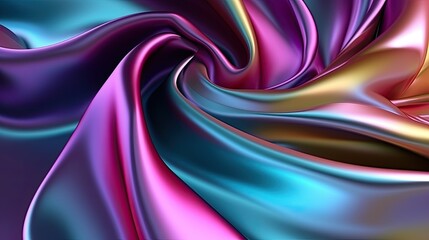 Obraz premium Abstract art background texture, liquid texture with fluid art material, coloured wavy design, modern waves wallpaper illustration - Generative ai