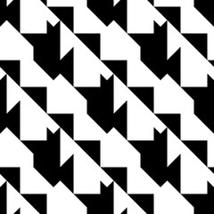 Seamless surface pattern design with triangles, figures ornament. Repeated polygons background. Triangular shapes wallpaper. Geometric figures motif. Digital paper, page fill, textile print. Vector.