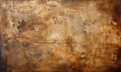 Old brown paper grunge background, generative AI