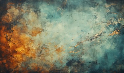 Obraz na płótnie Canvas Retro background. Background with grunge texture, generative AI