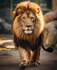 Majestic Lion Transformed with AI for Stunning