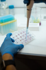 cell culture at the science  and bioengineering laboratory 