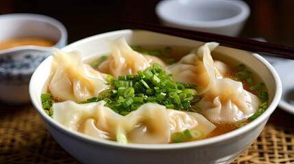 Asian Wonton soup
