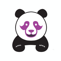 panda bear with a bamboo