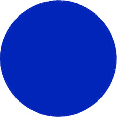 Blue circle minimal 