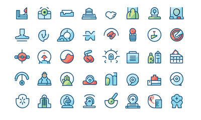 Digital marketing line icons set. Marketing outline icons collection. Website, SEO, social media, online advertising, mail, content, strategy, target, feedback, store with vector.