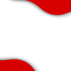 Anniversary Logo of Republic of Indonesia Independence. Icon, Elements and Pattern. Set of Indonesia Ribbon flag, design element