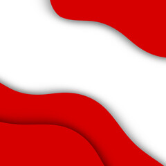 Anniversary Logo of Republic of Indonesia Independence. Icon, Elements and Pattern. Set of Indonesia Ribbon flag, design element