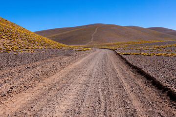 Crossing the Andes from Antofagasta de la Sierra to Antofalla - stunning landscape in the Argentinian highlands called Puna in South America