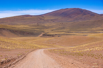 Crossing the Andes from Antofagasta de la Sierra to Antofalla - stunning landscape in the Argentinian highlands called Puna in South America