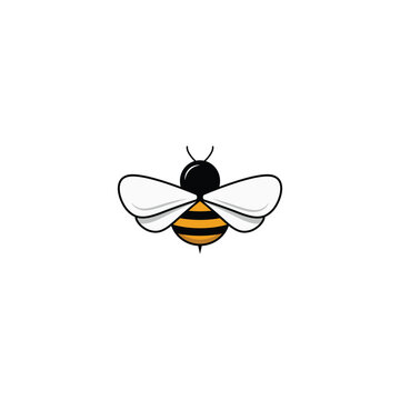 recommend clip art: flying bee logo vector graphics
