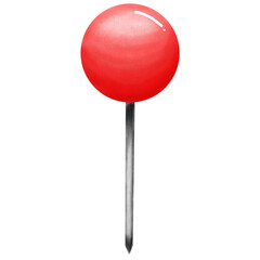 red pin