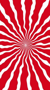 red background