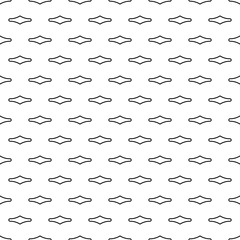 Seamless surface pattern design with circular figures. Oriental traditional ornament with repeated rounded shapes. Window tracery wallpaper. Mosaic motif. Digital paper, textile print. Vector art.