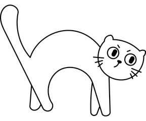 Cat Coloring Page