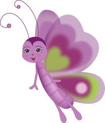 Purple butterfly