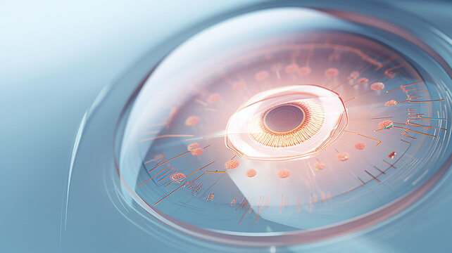 Smart artificial bionic wearable eye lens for low vision visual assistance technology