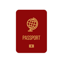  passport vector icon
