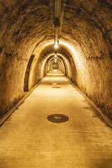 The Grič Tunnel in Zagreb is an underground historical tourist attraction that transports visitors to the past, with its impressive architecture and mysterious atmosphere.