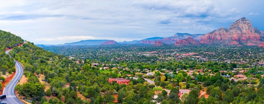 Sedona Splendor: Captivating Panorama of the Breathtaking Beauty of Sedona, Arizona, in 4K Resolution