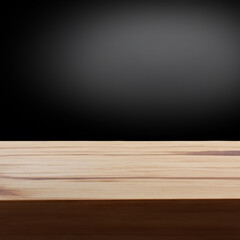 blackboard on wooden background