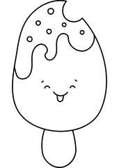 Ice Сream Coloring Page