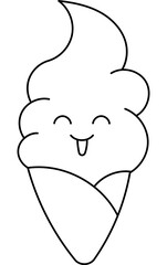 Ice Сream Coloring Page