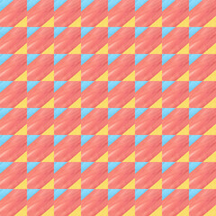 Geometrical colourful seamless background. Abstract texture for fashion, decoration, wrapping paper, fabric, wallpaper, cover.