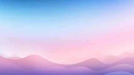 Fotobehang Lichtroze pastel gradient background landscape